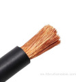 Cable de soldadura de núcleo flexible de cobre de bajo voltaje de goma